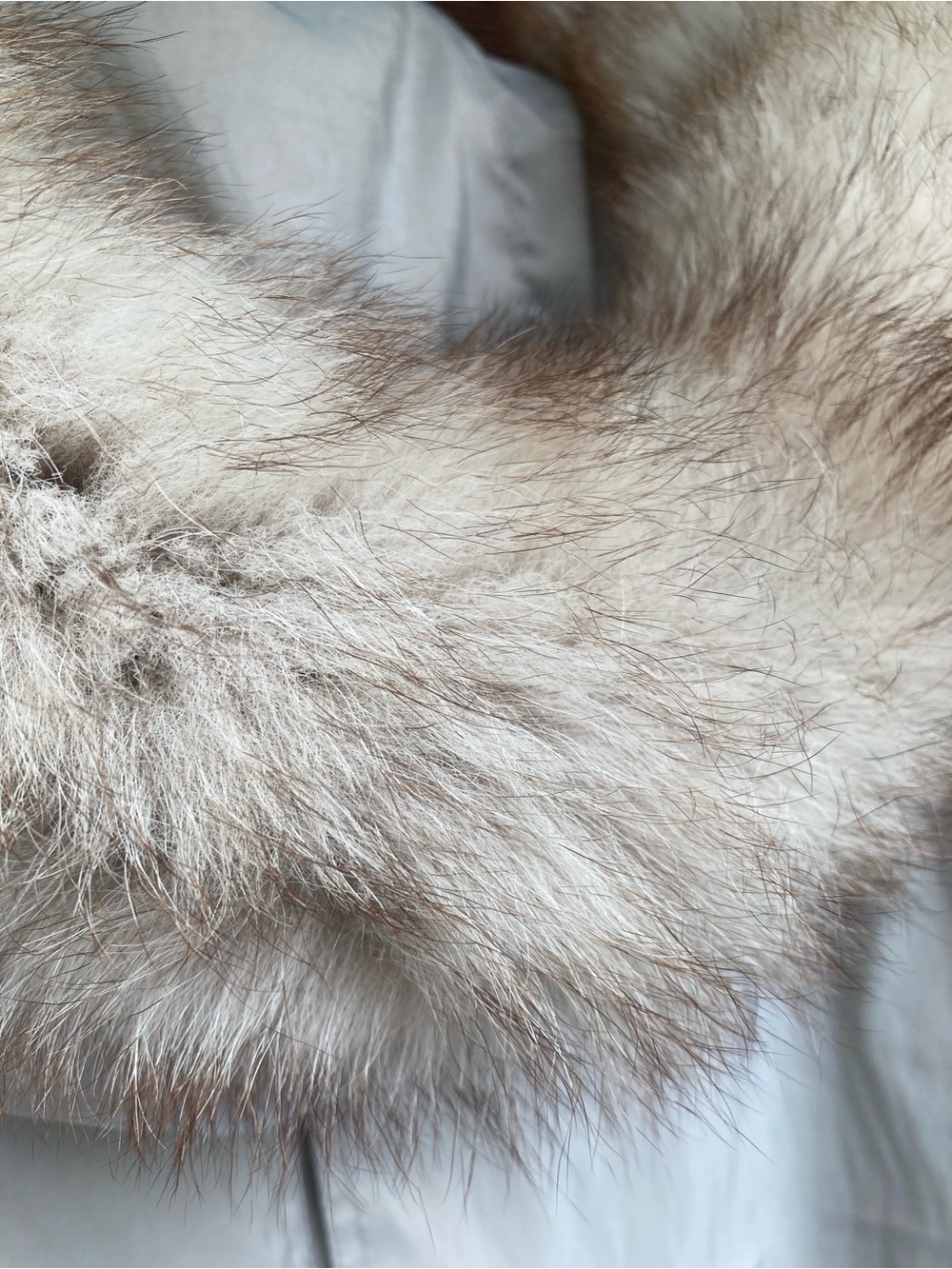 90s Coat Fur-Trimmed Hood - Picture 5 of 9